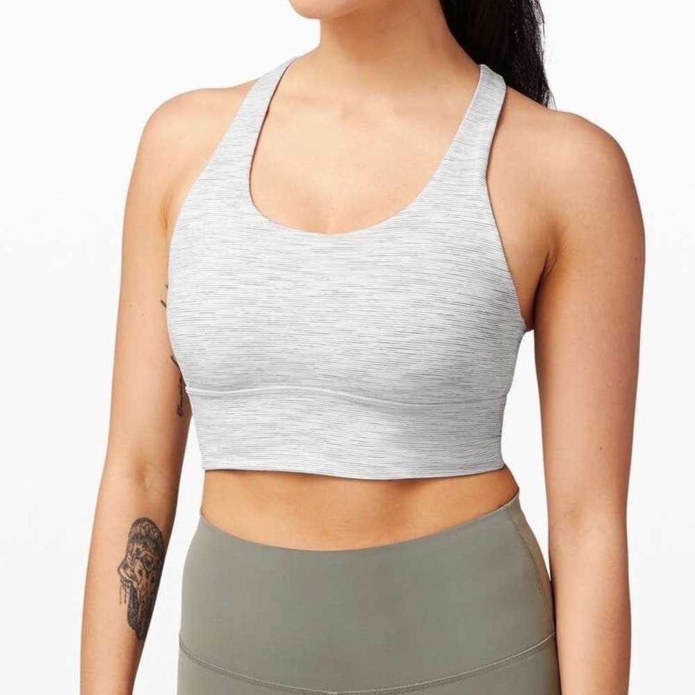 Lululemon Invigorate Bra Striped Light Support Yoga Bra Racerback Activewear 4